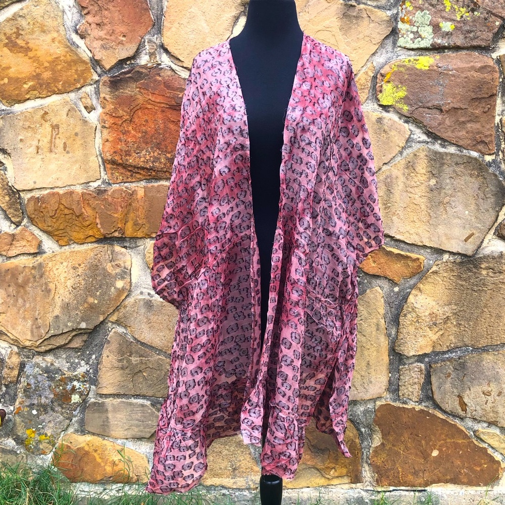 Rare Bird Leopard Kimono
